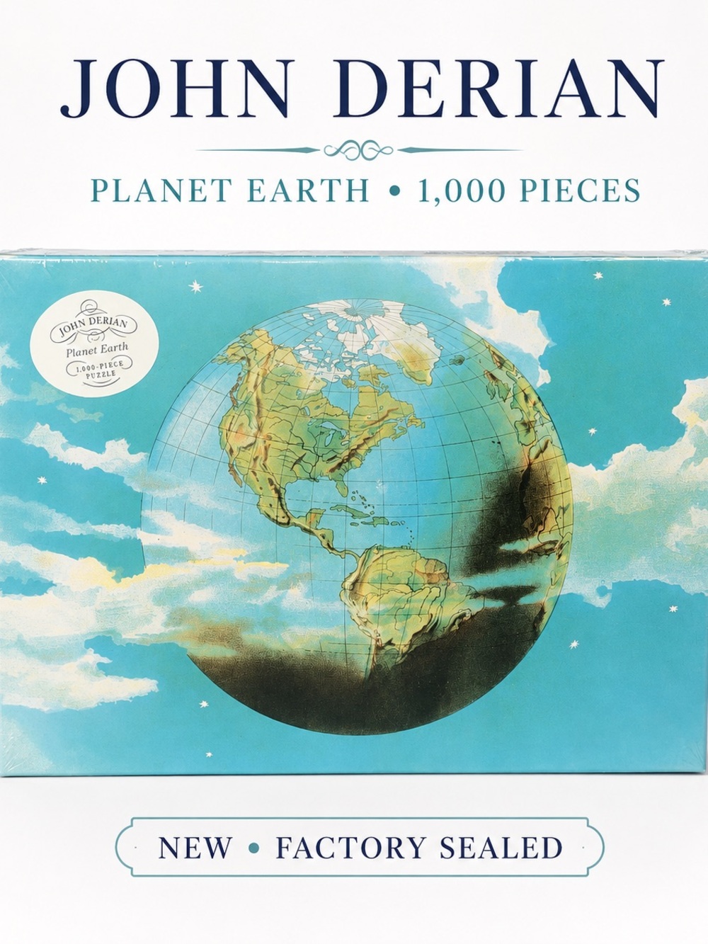 John Derian Planet Earth Coffee Table Book - Teal Blue